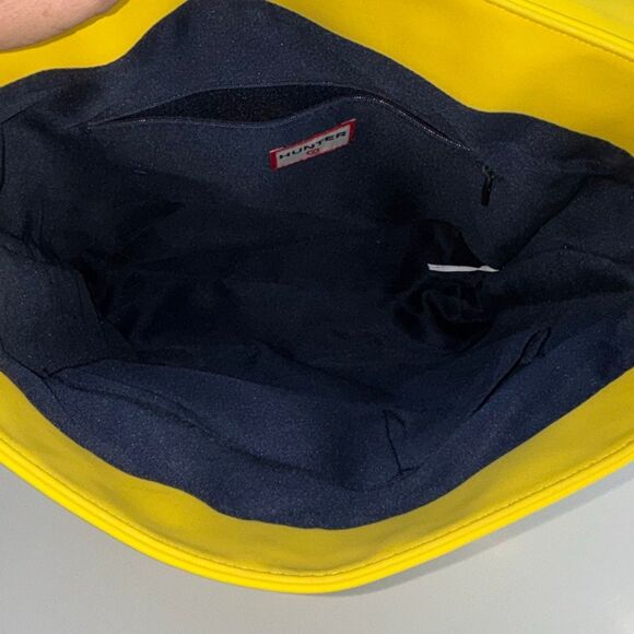 Hunter Rain Boots waterproof Yellow Backpack Medium 20th Anniversary - Picture 10 of 10